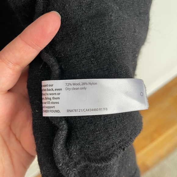 Eileen Fisher hooded felted wool cardigan size M - Picture 8 of 8